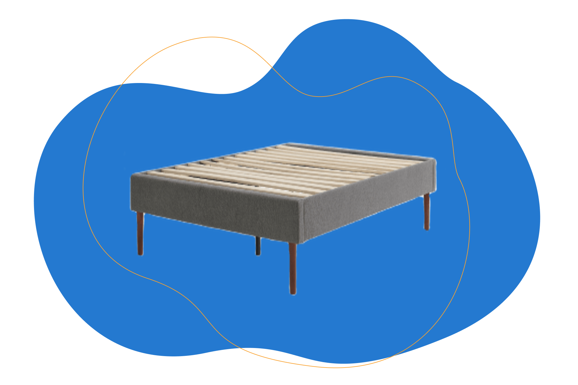 cama estofada base merida luuna
